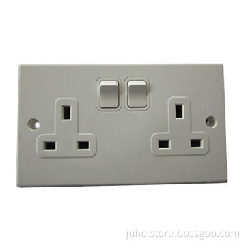 Electrical 13A 1 Gang Switched Socket, Single Pole